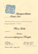 diploma dell'associazione italiana